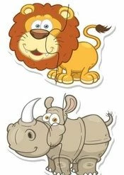 Toi Toys BV Toi-toys Legpuzzel Set Jungle Junior Hout 15 Stukjes -Puzzels Verkoopwinkel 175x840