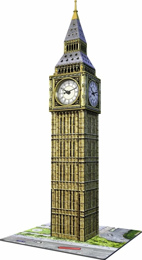 Ravensburger Big Ben Met Klok- 3D Puzzel Gebouw - 216 Stukjes 6 Ravensburger Big Ben Met Klok- 3D Puzzel Gebouw - 216 Stukjes - Afbeelding 4