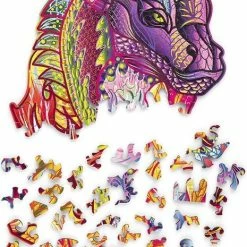 Wood Trick Tovenaar Draak - Houten Vormpuzzel -Puzzels Verkoopwinkel 465x840