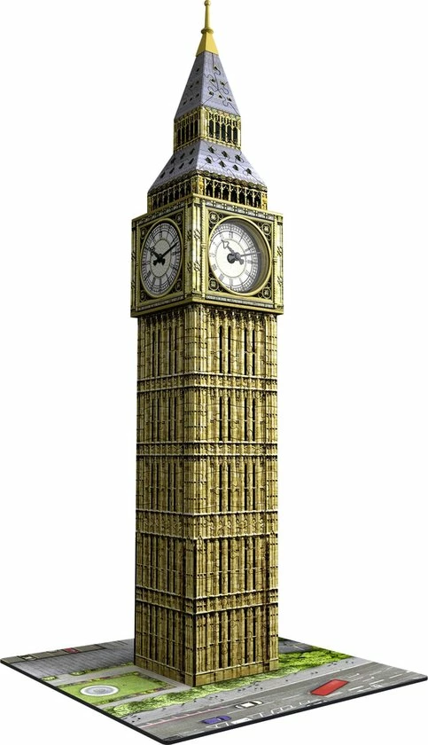 Ravensburger Big Ben Met Klok- 3D Puzzel Gebouw - 216 Stukjes 5 Ravensburger Big Ben Met Klok- 3D Puzzel Gebouw - 216 Stukjes - Afbeelding 3