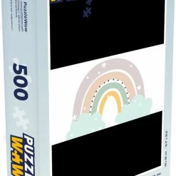 PuzzleWow Puzzel Regenboog - Sterren - Stippen - Wolken - Kinderen - Legpuzzel - Puzzel 500 Stukjes - Sinterklaas Cadeautjes - Sinterklaas Voor Grote Kinderen