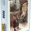 PuzzleWow Puzzel Portret Kerst - Winter - Vintage - Legpuzzel - Puzzel 1000 Stukjes Volwassenen - Kerst - Cadeau - Kerstcadeau Voor Mannen, Vrouwen En Kinderen - Sinterklaas Cadeautjes - Sinterklaas Voor Grote Kinderen