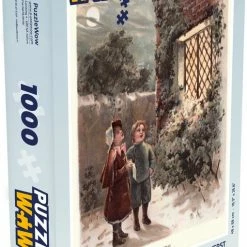 PuzzleWow Puzzel Portret Kerst - Winter - Vintage - Legpuzzel - Puzzel 1000 Stukjes Volwassenen - Kerst - Cadeau - Kerstcadeau Voor Mannen, Vrouwen En Kinderen - Sinterklaas Cadeautjes - Sinterklaas Voor Grote Kinderen