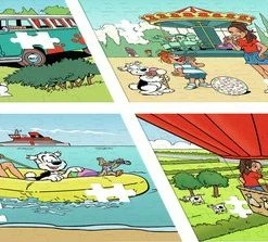 Samson & Marie Puzzel - 4 In 1 Puzzel - 36/49/64/100 Stukjes -Puzzels Verkoopwinkel 550x223 1