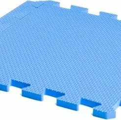 Benson Blauwe Puzzel Vloertegels Foam 30 X 30 Cm - Puzzel Speelmat - 9 Stuks -Puzzels Verkoopwinkel 550x245