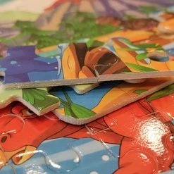 YUMI 2 Houten Puzzels-60 Stuk-Legpuzzel-Educatief-Kinderen-Kleuters-Dino/Luchtballon -Puzzels Verkoopwinkel 550x247 4