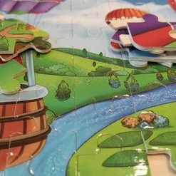 YUMI 2 Houten Puzzels-60 Stuk-Legpuzzel-Educatief-Kinderen-Kleuters-Dino/Luchtballon -Puzzels Verkoopwinkel 550x247 5