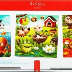 Puzzlika Puzzel - Vrolijke Dieren - 9+16+25 Stukjes 9 Puzzlika Puzzel - Vrolijke Dieren - 9+16+25 Stukjes -Puzzels Verkoopwinkel 550x257