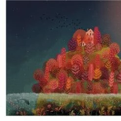 Janod Kidult Puzzel - De Rode Herfstkleuren