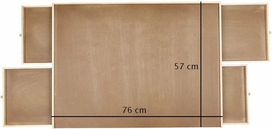 Hi Puzzelplaat Met Lades - Gemakkelijk Je Puzzel Opruimen - 76x57 Cm 14 Hi Puzzelplaat Met Lades - Gemakkelijk Je Puzzel Opruimen - 76x57 Cm - Afbeelding 12