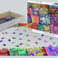 Eurographics Puzzel Indian Pillows - 1000 Stukjes -Puzzels Verkoopwinkel 550x286 3