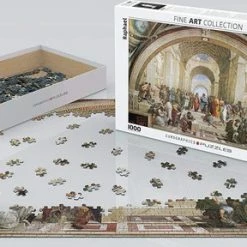 Eurographics Puzzel School Of Athens - Raphael - 1000 Stukjes 7 Eurographics Puzzel School Of Athens - Raphael - 1000 Stukjes -Puzzels Verkoopwinkel 550x288