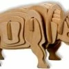 De Bouwplaats Bouwpakket 3D Puzzel Neushoorn - Hout