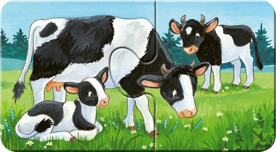Ravensburger Dierenfamilies Op De Boerderij - My First Puzzles - 9x2 Stukjes - Kinderpuzzel 5 Ravensburger Dierenfamilies Op De Boerderij - My First Puzzles - 9x2 Stukjes - Kinderpuzzel - Afbeelding 3