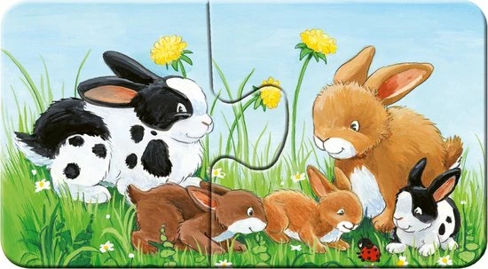 Ravensburger Dierenfamilies Op De Boerderij - My First Puzzles - 9x2 Stukjes - Kinderpuzzel 10 Ravensburger Dierenfamilies Op De Boerderij - My First Puzzles - 9x2 Stukjes - Kinderpuzzel - Afbeelding 8