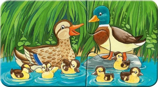 Ravensburger Dierenfamilies Op De Boerderij - My First Puzzles - 9x2 Stukjes - Kinderpuzzel 12 Ravensburger Dierenfamilies Op De Boerderij - My First Puzzles - 9x2 Stukjes - Kinderpuzzel - Afbeelding 10