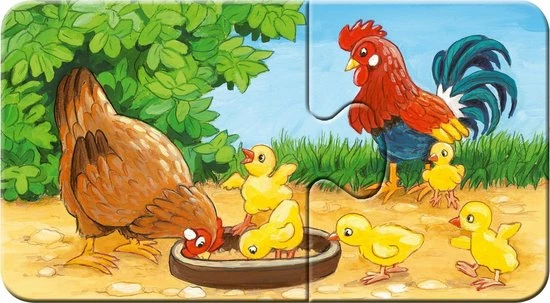 Ravensburger Dierenfamilies Op De Boerderij - My First Puzzles - 9x2 Stukjes - Kinderpuzzel 13 Ravensburger Dierenfamilies Op De Boerderij - My First Puzzles - 9x2 Stukjes - Kinderpuzzel - Afbeelding 11