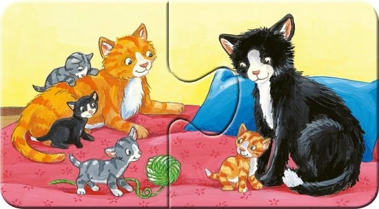 Ravensburger Dierenfamilies Op De Boerderij - My First Puzzles - 9x2 Stukjes - Kinderpuzzel 7 Ravensburger Dierenfamilies Op De Boerderij - My First Puzzles - 9x2 Stukjes - Kinderpuzzel - Afbeelding 5