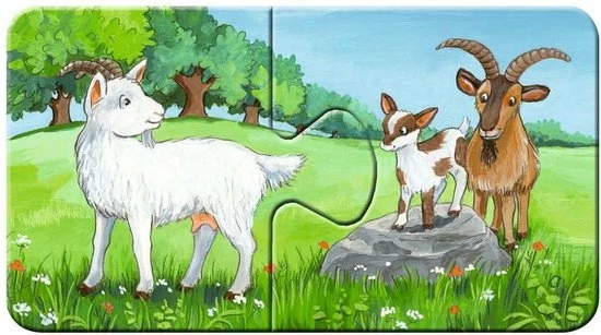 Ravensburger Dierenfamilies Op De Boerderij - My First Puzzles - 9x2 Stukjes - Kinderpuzzel 16 Ravensburger Dierenfamilies Op De Boerderij - My First Puzzles - 9x2 Stukjes - Kinderpuzzel - Afbeelding 14