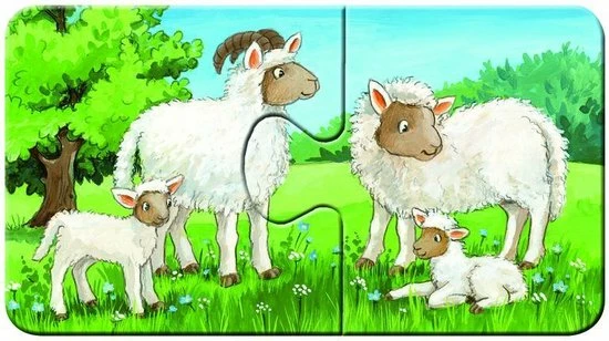 Ravensburger Dierenfamilies Op De Boerderij - My First Puzzles - 9x2 Stukjes - Kinderpuzzel 19 Ravensburger Dierenfamilies Op De Boerderij - My First Puzzles - 9x2 Stukjes - Kinderpuzzel - Afbeelding 17