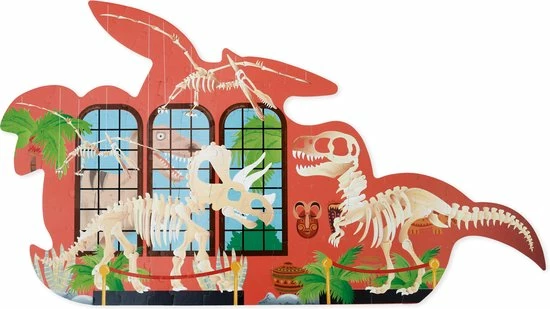 Scratch Puzzel 2-zijdig Dino Skin & Bones - 100 Stukken 6 Scratch Puzzel 2-zijdig Dino Skin & Bones - 100 Stukken - Afbeelding 4