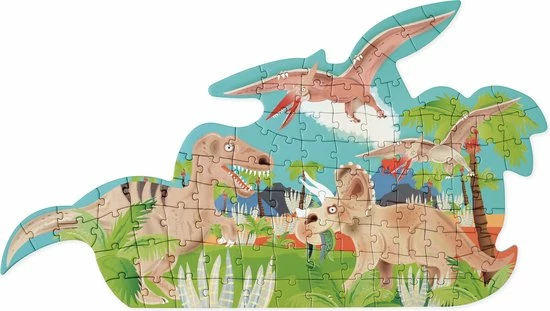 Scratch Puzzel 2-zijdig Dino Skin & Bones - 100 Stukken 11 Scratch Puzzel 2-zijdig Dino Skin & Bones - 100 Stukken - Afbeelding 9