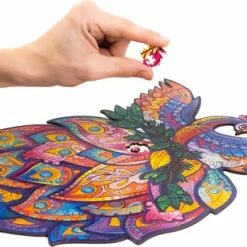 UNIDRAGON Houten Puzzel Dier - Sprookjesvogel - 297 Stukjes - King Size 30x39 Cm -Puzzels Verkoopwinkel 550x312
