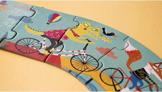 Londji - Londji Puzzel My Bike 3 Meter 54 St 7 Londji - Londji Puzzel My Bike 3 Meter 54 St - Afbeelding 5