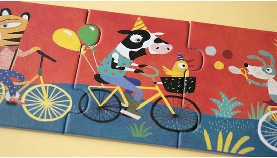 Londji - Londji Puzzel My Bike 3 Meter 54 St 9 Londji - Londji Puzzel My Bike 3 Meter 54 St - Afbeelding 7