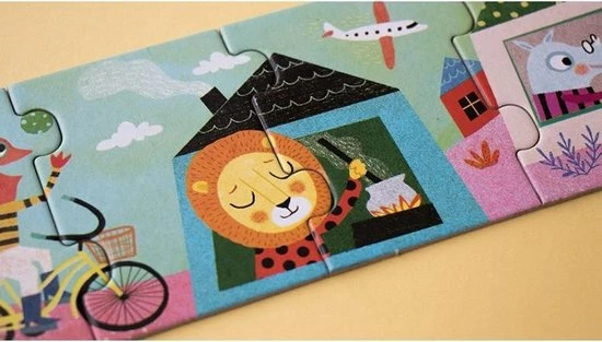 Londji - Londji Puzzel My Bike 3 Meter 54 St 10 Londji - Londji Puzzel My Bike 3 Meter 54 St - Afbeelding 8