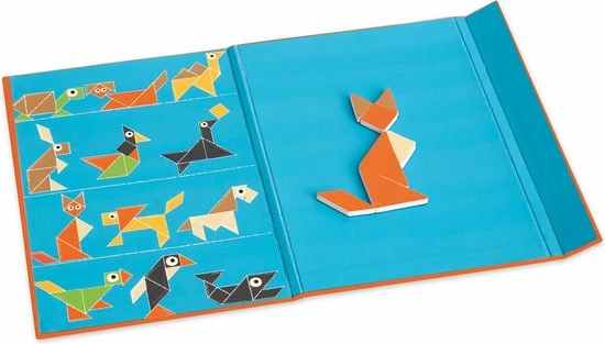 Scratch Europe Scratch EduLogic Book: TANGRAM DIEREN 18,2x25,6x1,3cm (gesloten), 51,5x25,6x1cm (open), Magnetisch, 4+ 4 Scratch Europe Scratch EduLogic Book: TANGRAM DIEREN 18,2x25,6x1,3cm (gesloten), 51,5x25,6x1cm (open), Magnetisch, 4+ - Afbeelding 2
