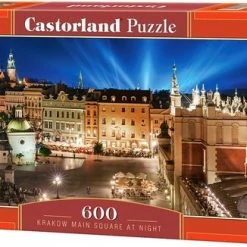 Castorland Legpuzzel Krakow Main Square At Night 600 Stukjes