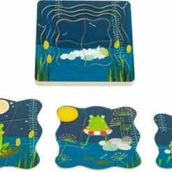 Small Foot Company Small Foot - Layer Puzzle Frog King -Puzzels Verkoopwinkel 550x326 3