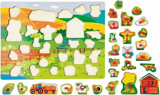 Playtive Houten Puzzel 27-delig 3 Playtive Houten Puzzel 27-delig