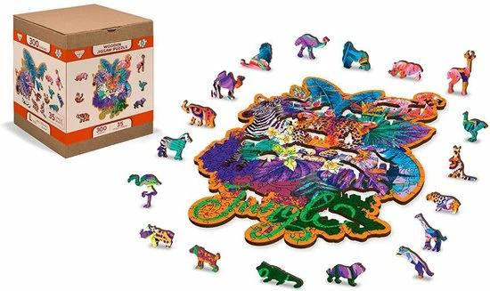 Wooden City WOODEN.CITY 0038-L Puzzel Vormpuzzel 300 Stuk(s) Dieren 7 Wooden City WOODEN.CITY 0038-L Puzzel Vormpuzzel 300 Stuk(s) Dieren - Afbeelding 5