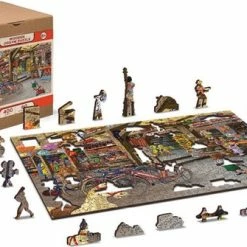 Wooden City In The Toyshop (400 Stukjes) - Houten Puzzel -Puzzels Verkoopwinkel 550x335 1