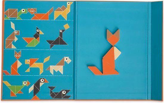 Scratch Europe Scratch EduLogic Book: TANGRAM DIEREN 18,2x25,6x1,3cm (gesloten), 51,5x25,6x1cm (open), Magnetisch, 4+ 11 Scratch Europe Scratch EduLogic Book: TANGRAM DIEREN 18,2x25,6x1,3cm (gesloten), 51,5x25,6x1cm (open), Magnetisch, 4+ - Afbeelding 9