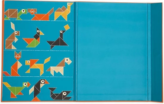 Scratch Europe Scratch EduLogic Book: TANGRAM DIEREN 18,2x25,6x1,3cm (gesloten), 51,5x25,6x1cm (open), Magnetisch, 4+ 7 Scratch Europe Scratch EduLogic Book: TANGRAM DIEREN 18,2x25,6x1,3cm (gesloten), 51,5x25,6x1cm (open), Magnetisch, 4+ - Afbeelding 5