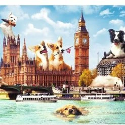 Trefl Hondjes In London Puzzel - 1000 Stukjes -Puzzels Verkoopwinkel 550x355 3