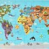CLASSIC WORLD Puzzel Wereldkaart Continenten 48 St. -Puzzels Verkoopwinkel 550x364 1