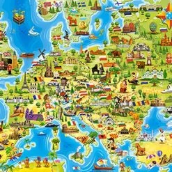 Castorland Map Of Europe - 100pcs 7 Castorland Map Of Europe - 100pcs -Puzzels Verkoopwinkel 550x365 1