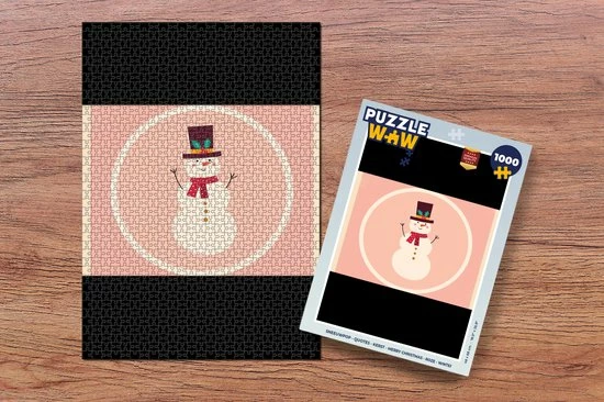 PuzzleWow Puzzel Sneeuwpop - Quotes - Kerst - Merry Christmas - Roze - Winter - Legpuzzel - Puzzel 1000 Stukjes Volwassenen - Kerst - Cadeau - Kerstcadeau Voor Mannen, Vrouwen En Kinderen - Sinterklaas Cadeautjes - Sinterklaas Voor Grote Kinderen 4 PuzzleWow Puzzel Sneeuwpop - Quotes - Kerst - Merry Christmas - Roze - Winter - Legpuzzel - Puzzel 1000 Stukjes Volwassenen - Kerst - Cadeau - Kerstcadeau Voor Mannen, Vrouwen En Kinderen - Sinterklaas Cadeautjes - Sinterklaas Voor Grote Kinderen - Afbeelding 2