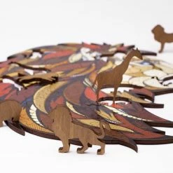 Eco-wood-art Legpuzzel Lion 31 X 28 X 0,5 Cm Hout Bruin 100 Stuks -Puzzels Verkoopwinkel 550x366 38