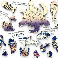 Inside Adventure | The Great Wave Off Kanagawa Houten Puzzel Voor Kinderen En Volwassenen | Unieke Whimsy Stukjes | 648 Stukjes | Vormenpuzzel 16 Inside Adventure | The Great Wave Off Kanagawa Houten Puzzel Voor Kinderen En Volwassenen | Unieke Whimsy Stukjes | 648 Stukjes | Vormenpuzzel -Puzzels Verkoopwinkel 550x366 46
