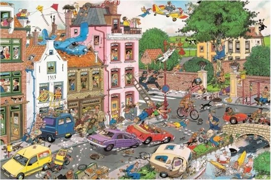 Jan Van Haasteren Puzzelbundel - 2 Stuks - Vrijdag De 13e 1000 Stukjes & Hoera! Nijntje 65 Jaar 1000 Stukjes 6 Jan Van Haasteren Puzzelbundel - 2 Stuks - Vrijdag De 13e 1000 Stukjes & Hoera! Nijntje 65 Jaar 1000 Stukjes - Afbeelding 4