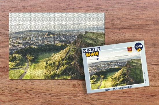 PuzzleWow Puzzel Berg - Stad - Edinburgh - Legpuzzel - Puzzel 1000 Stukjes Volwassenen - Sinterklaas Cadeautjes - Sinterklaas Voor Grote Kinderen 4 PuzzleWow Puzzel Berg - Stad - Edinburgh - Legpuzzel - Puzzel 1000 Stukjes Volwassenen - Sinterklaas Cadeautjes - Sinterklaas Voor Grote Kinderen - Afbeelding 2