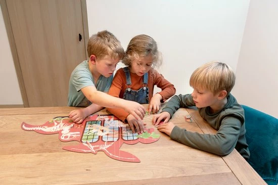 Scratch Puzzel 2-zijdig Dino Skin & Bones - 100 Stukken 9 Scratch Puzzel 2-zijdig Dino Skin & Bones - 100 Stukken - Afbeelding 7