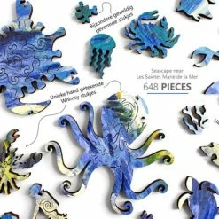 Inside Adventure | Seascape Houten Puzzel Voor Volwassenen | Unieke Whimsy Stukjes | 648 Stukjes | Vormenpuzzel -Puzzels Verkoopwinkel 550x366 82