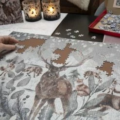 De Puzzelbox DePuzzelbox - Winter Wonderland - 1000 Stukjes Puzzel - Legpuzzel - Volwassenen