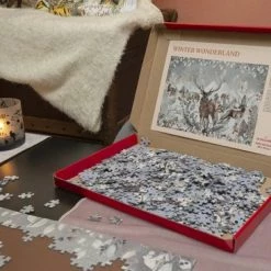 De Puzzelbox DePuzzelbox - Winter Wonderland - 1000 Stukjes Puzzel - Legpuzzel - Volwassenen -Puzzels Verkoopwinkel 550x366 87